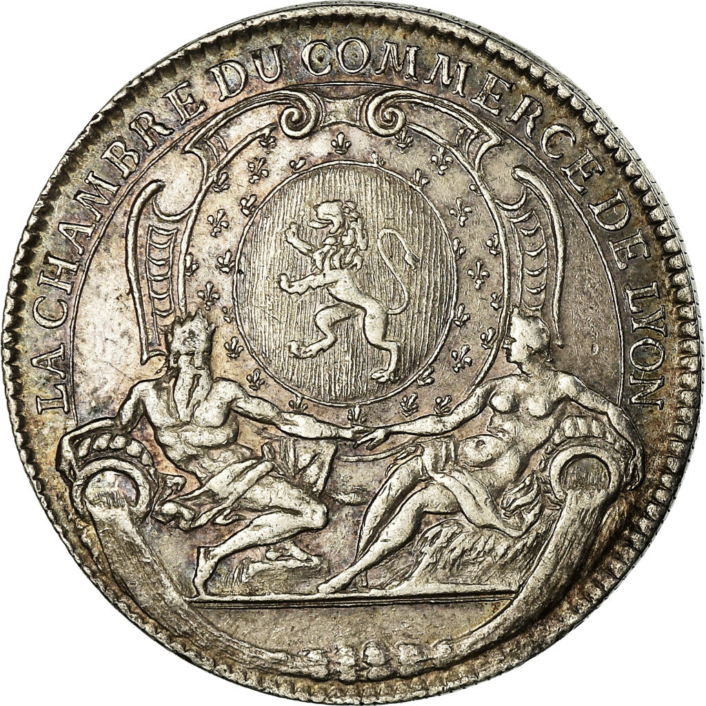 France, Token, Chambre de Commerce de Lyon, History, Duvivier, AU(50-53)