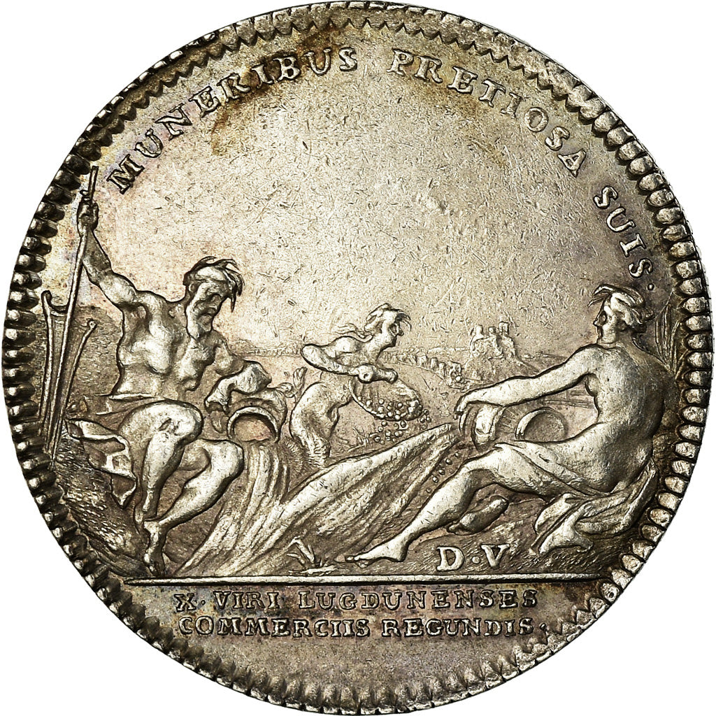 France, Token, Chambre de Commerce de Lyon, History, Duvivier, AU(50-53)
