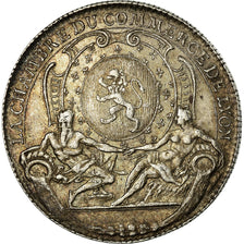 Frankreich, Token, Chambre de Commerce de Lyon, History, Duvivier, SS+, Silber
