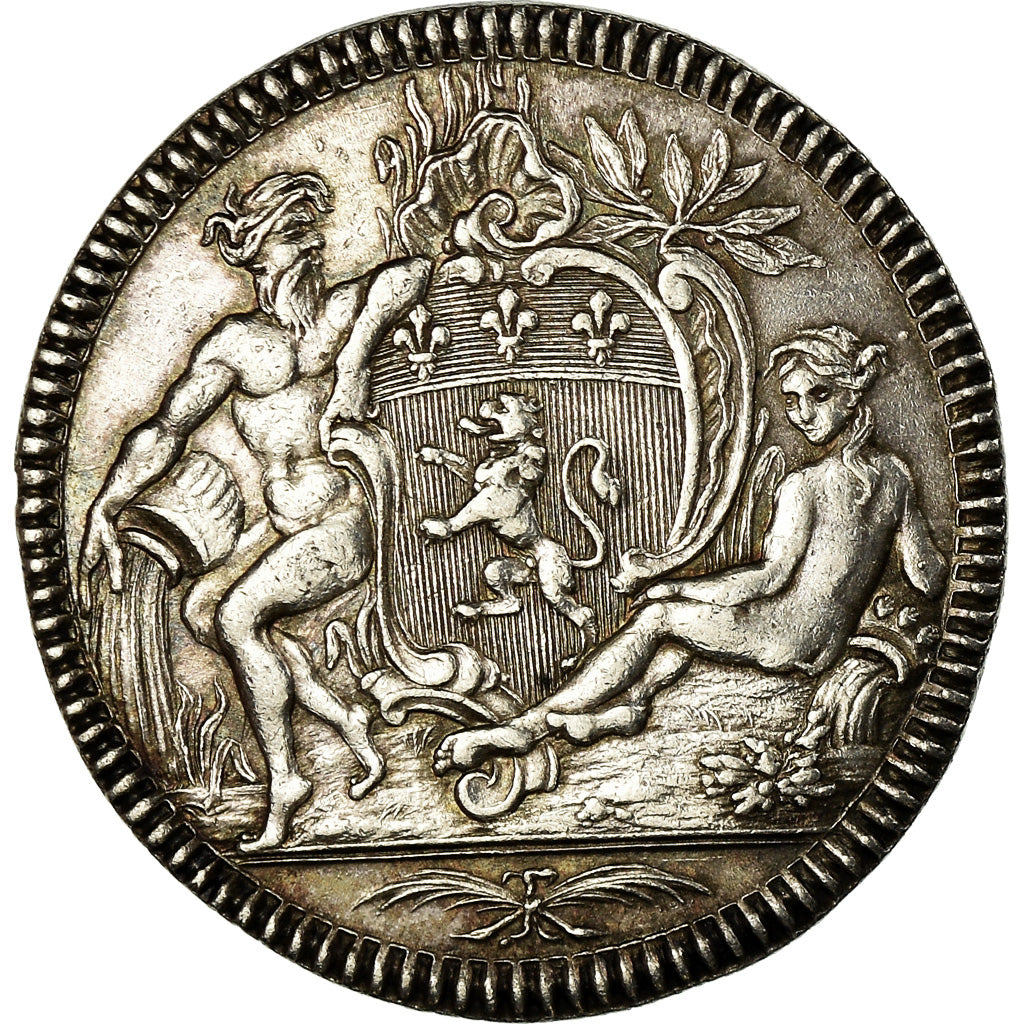 France, Token, Chambre de Commerce de Lyon, History, Duvivier, MS(60-62), Silver