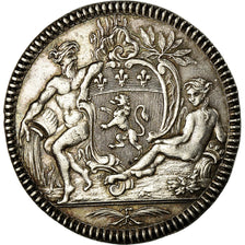 France, Token, Chambre de Commerce de Lyon, History, Duvivier, MS(60-62), Silver