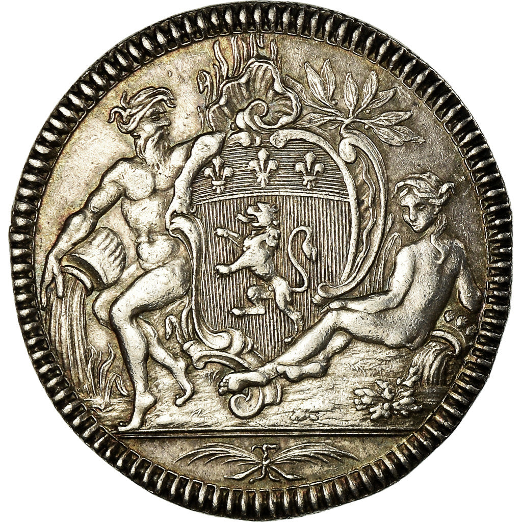 France, Token, Chambre de Commerce de Lyon, History, Duvivier, MS(60-62), Silver
