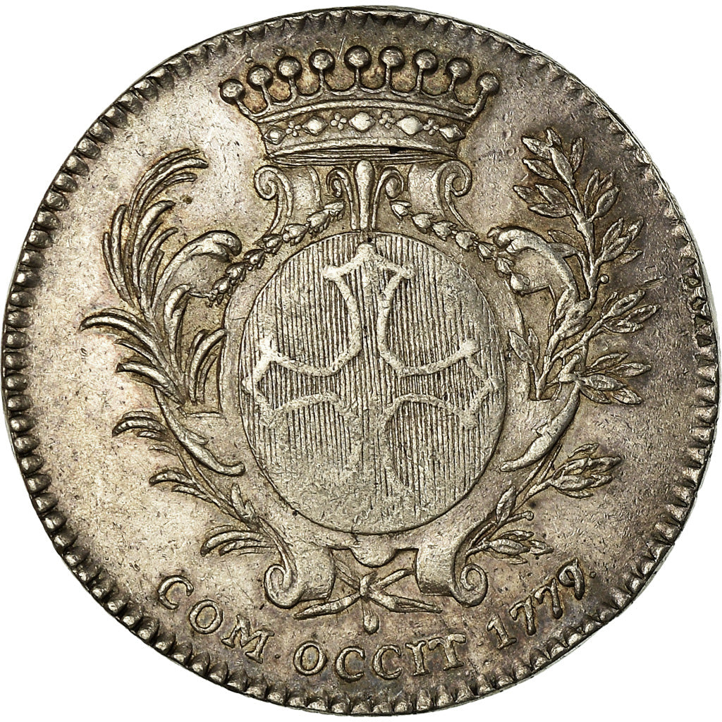 France, Token, Louis XVI, États de Languedoc, History, 1779, Gatteaux