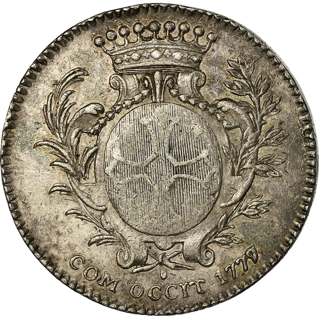 Francia, Token, Louis XVI, États de Languedoc, History, 1779, Gatteaux, BB+