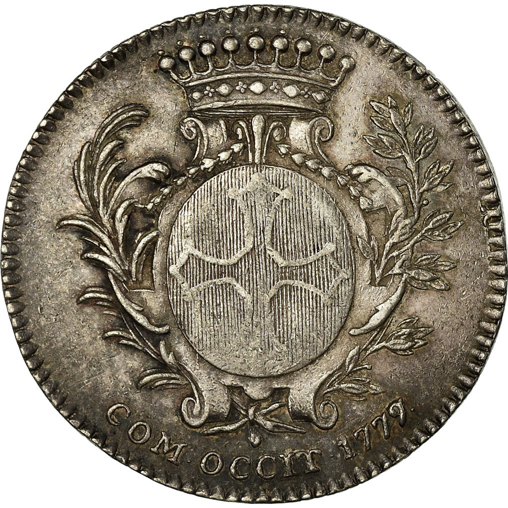 Francia, Token, Louis XVI, États de Languedoc, History, 1779, Gatteaux, BB+