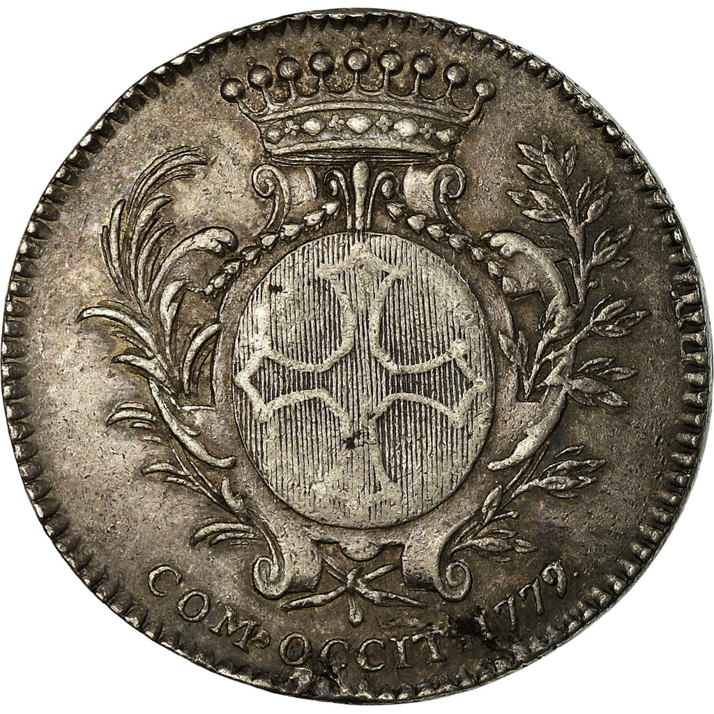 Francia, Token, Louis XVI, États de Languedoc, History, 1779, Gatteaux, BB