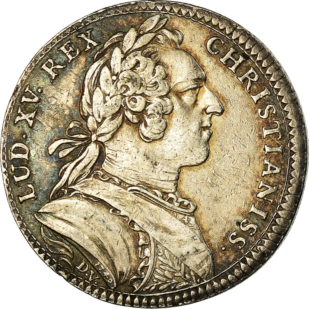 França, Token, Louis XV, Etats de Bourgogne, História, 1749, Duvivier