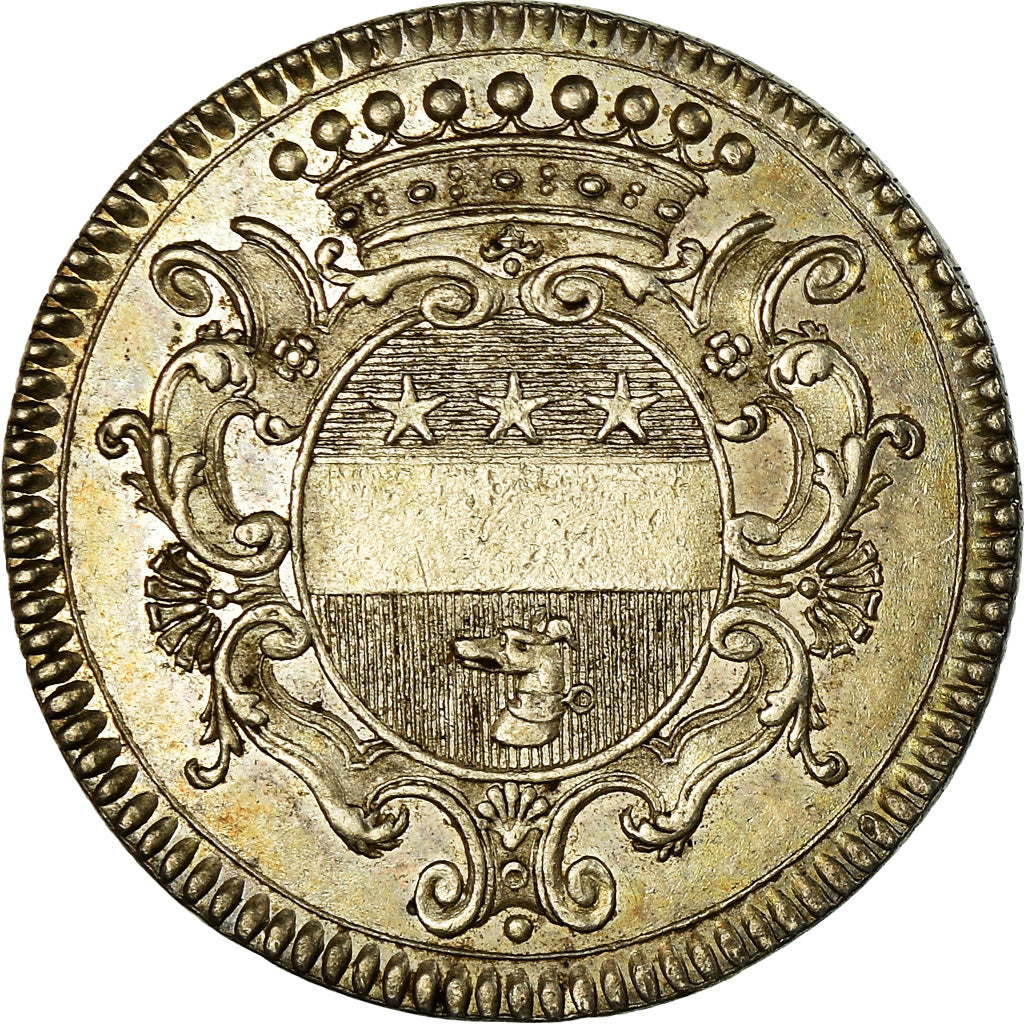France, Token, Etats de Bourgogne, Joseph Jarry, History, MS(60-62), Silver