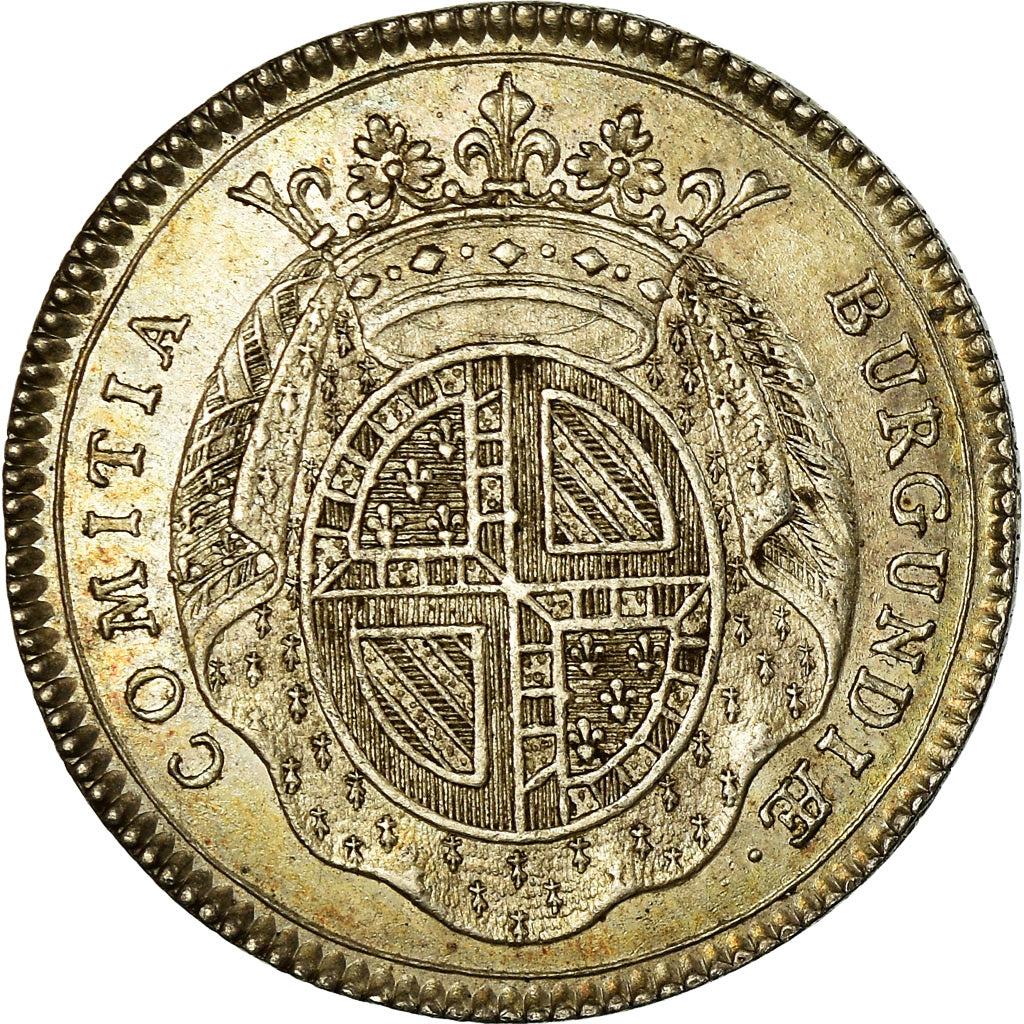 France, Token, Etats de Bourgogne, Joseph Jarry, History, MS(60-62), Silver