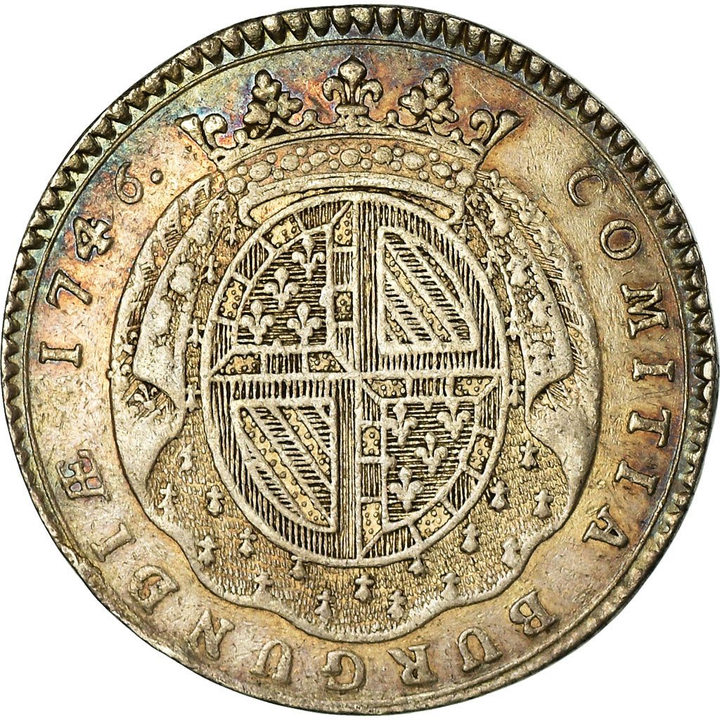 France, Token, Louis XIV, Boiveau, Elu des Etats de Bourgogne, History, 1746