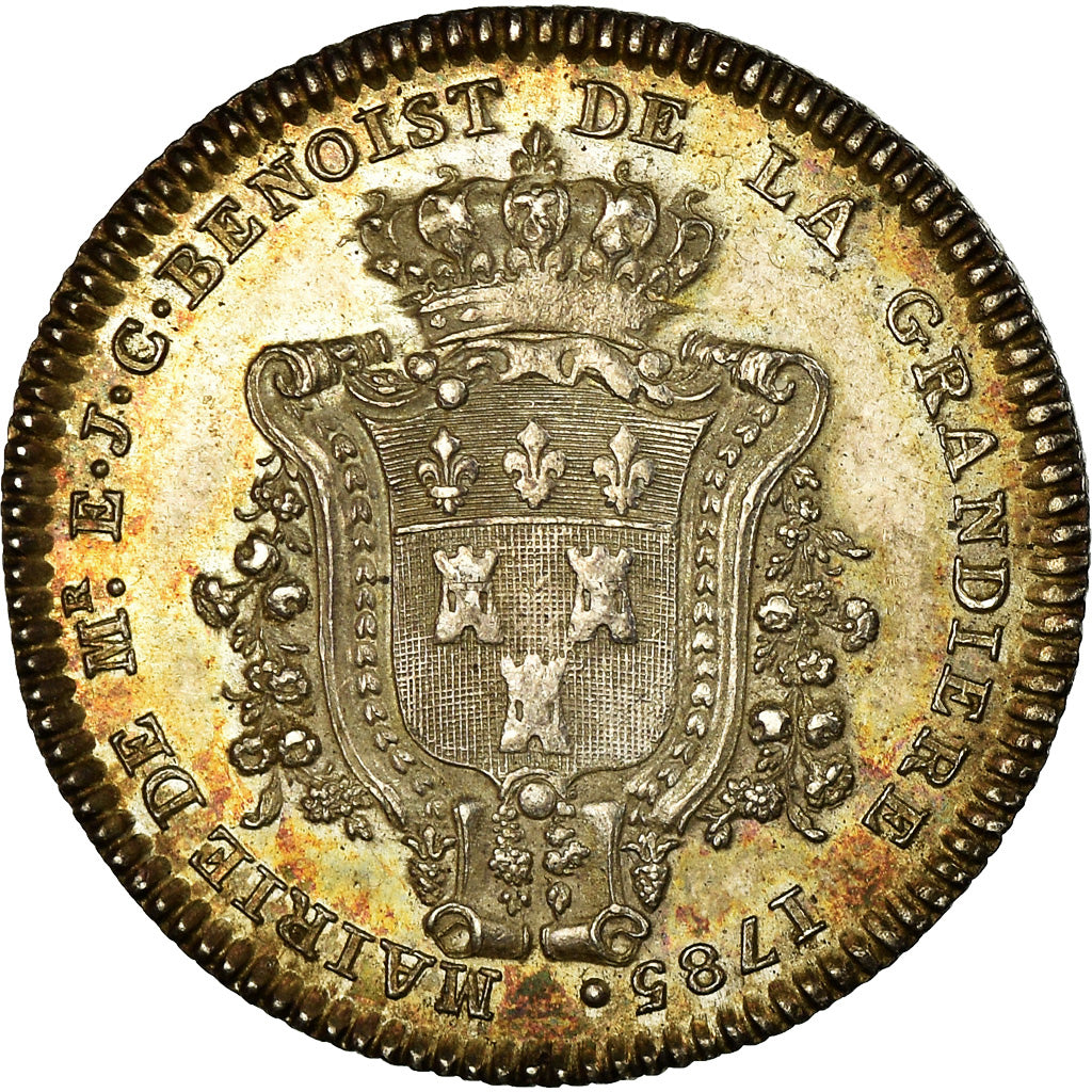 France, Token, Louis XVI, Benoist de la Grandière, Maire de Tours, History