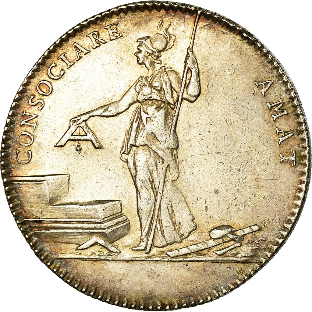 France, Jeton, Louis XVI, Franc-Maçonnerie, Loge les Amis de la Liberté, SUP