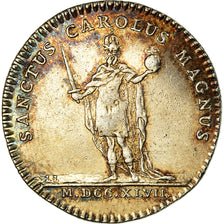 France, Token, Louis XV, Université de Paris, 1747, MS(60-62), Silver
