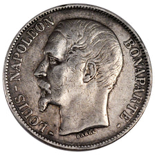 FRANCE, Napoléon III, 5 Francs, 1852, Paris, KM #773.1, VF(30-35), Silver, G...