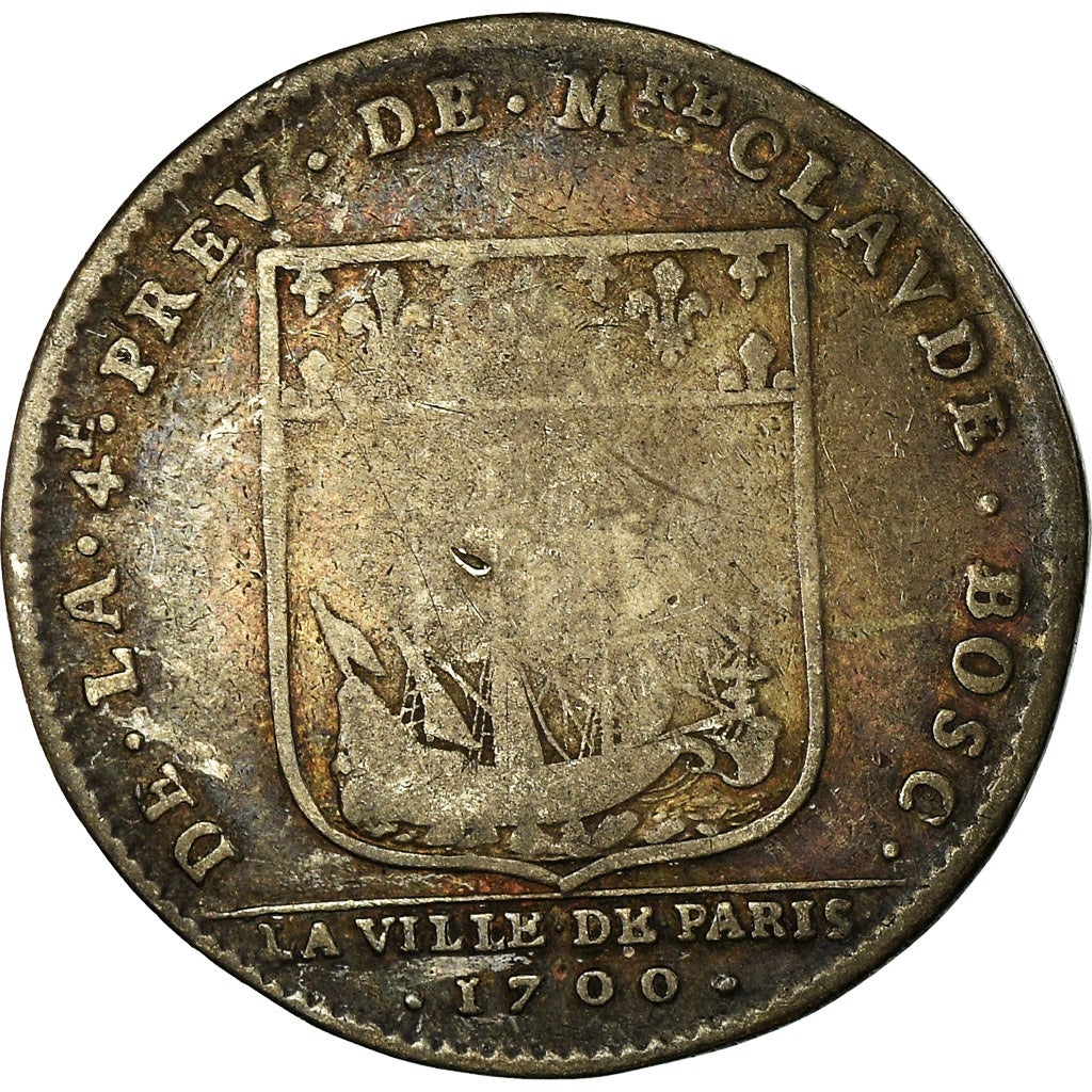 Francja, Token, Ludwik XIV, Ile-de-France, Villes et Noblesse, Claude Bosc