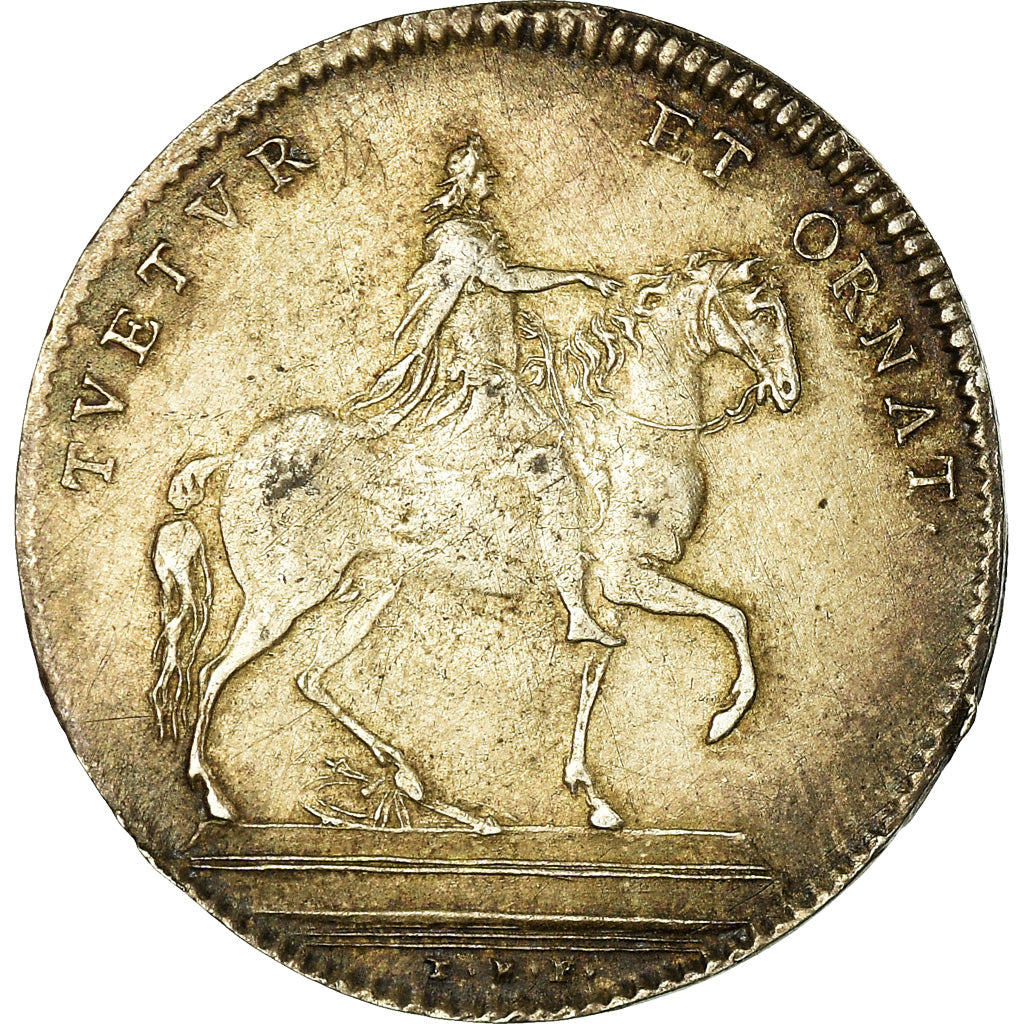 Francia, Token, Administration Municipale de Paris, History, MB+, Argento