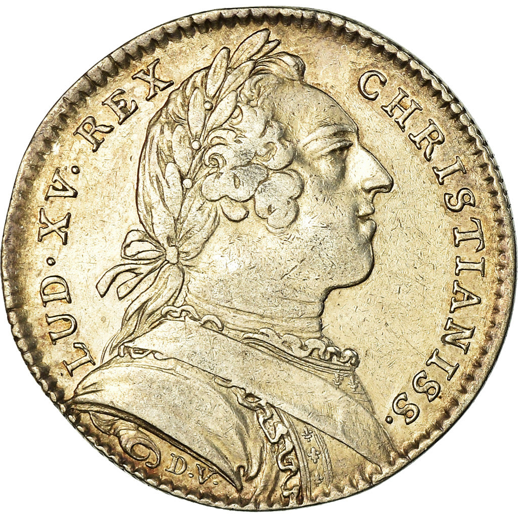 France, Jeton, Louis XV, Trésor Royal, History, 1753, Duvivier, TTB, Argent