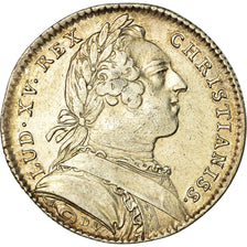 France, Jeton, Louis XV, Trésor Royal, History, 1753, Duvivier, TTB, Argent