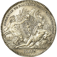 France, Token, Louis XV, Corporations, Drapiers de Lyon, History, 1755