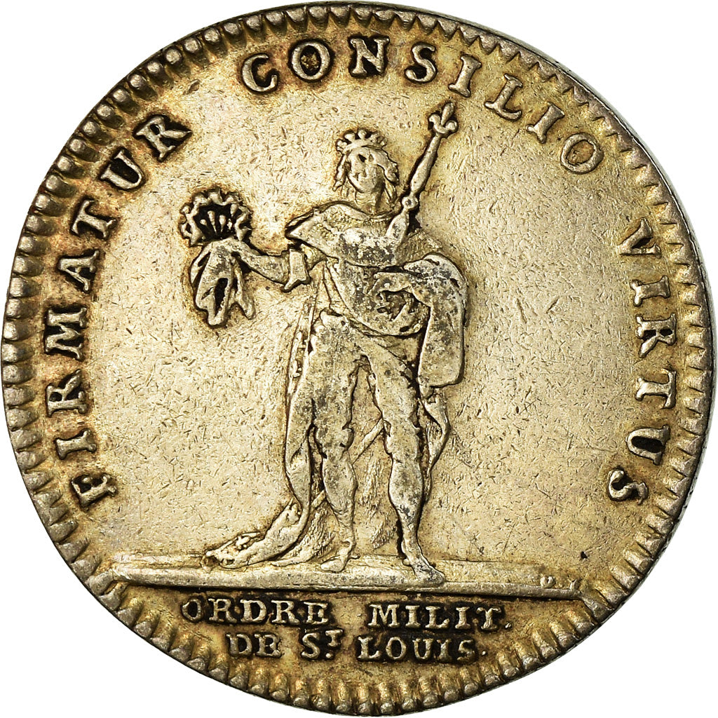 Francia, Token, Louis XV, Ordres du Roi, Ordre de Saint-Louis, History, MB+