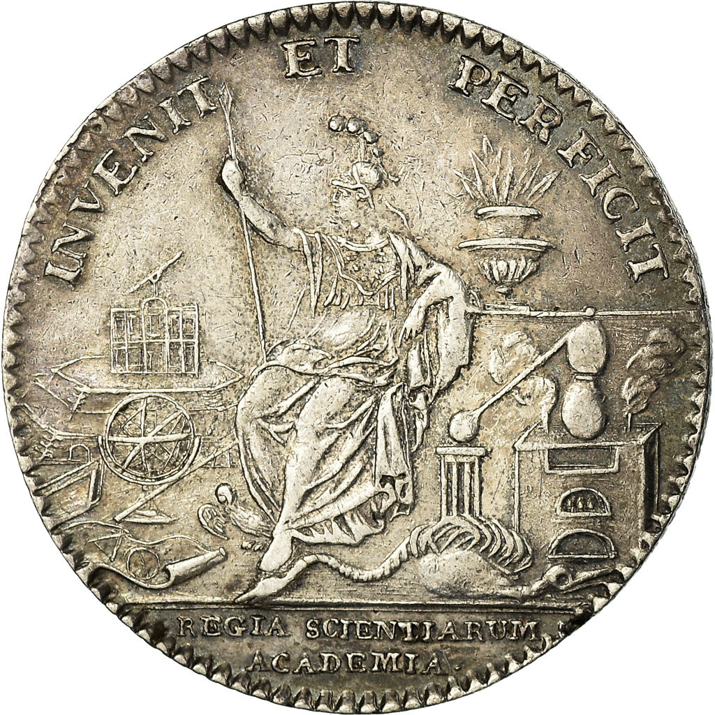 France, Token, Louis XV, Académie Royale des Sciences, History, EF(40-45)