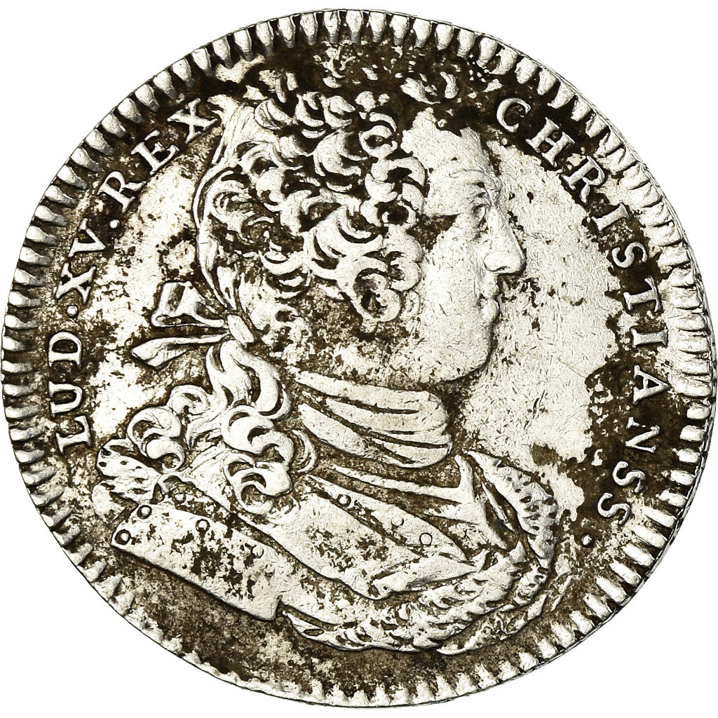 France, Token, Louis XV, Bâtiments du Roi, History, EF(40-45), Silver