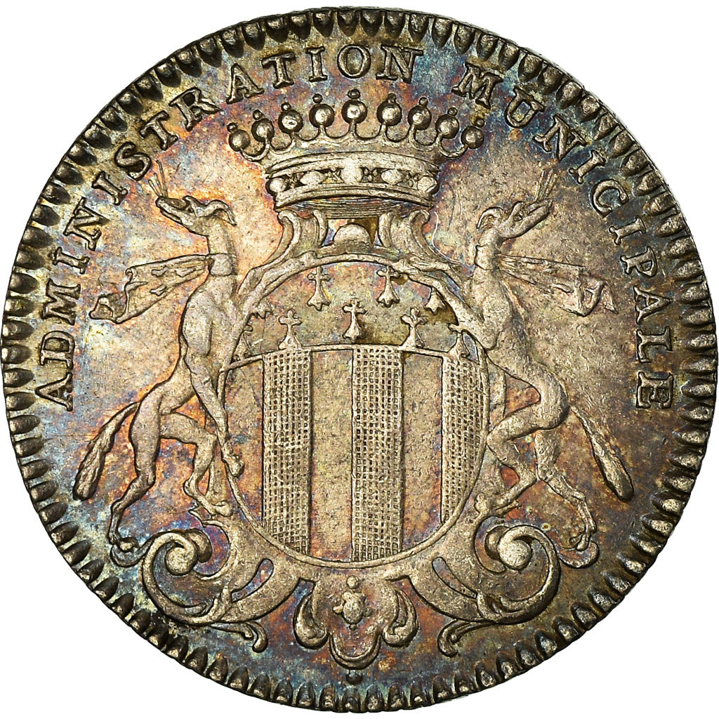 France, Jeton, Echevins et Maires de Rennes, History, SUP, Argent