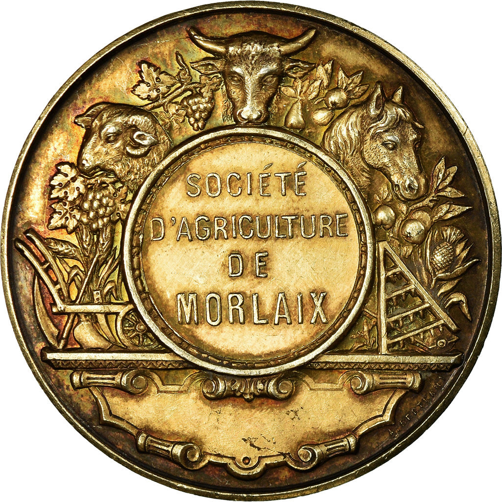 France, Médaille, Olivier de Serres, Société d'Agriculture de Morlaix, Arthus