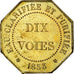 France, Token, Quai des Célestins 24, Fabrique d'Eaux Gazeuses, 1853