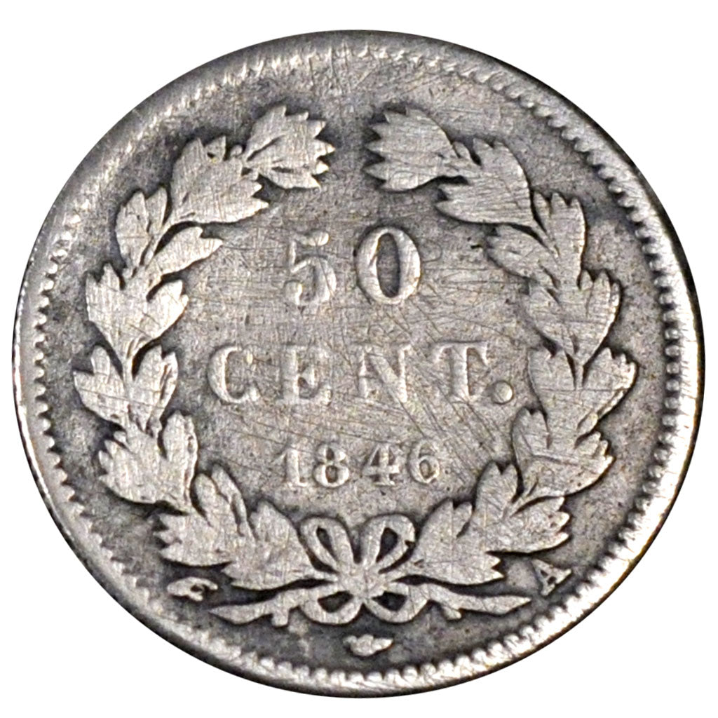 Louis Philippe Ier, 50 Centimes Tête laurée