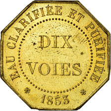 France, Token, Quai des Célestins 24, Fabrique d'Eaux Gazeuses, 1853