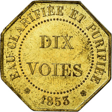 Francia, Token, Quai des Célestins 24, Fabrique d'Eaux Gazeuses, 1853, BB+