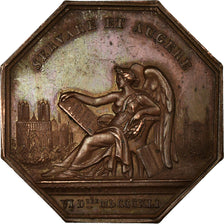 France, Token, Académie de Reims, 1841, Pingret, AU(55-58), Copper