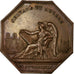 Frankreich, Token, Académie de Reims, 1841, Pingret, VZ, Kupfer