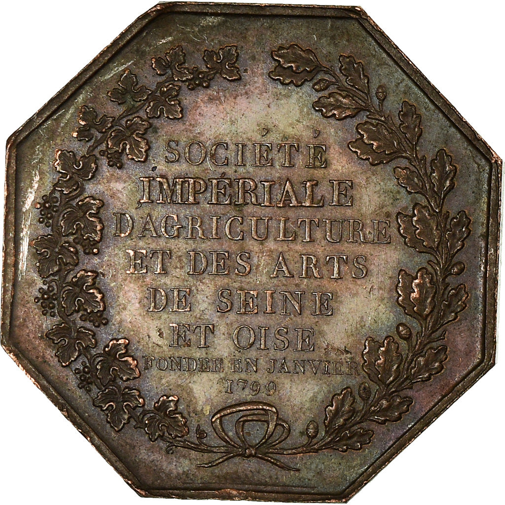 France, Token, Société Impériale d'Agriculture, Seine et Oise, Versailles