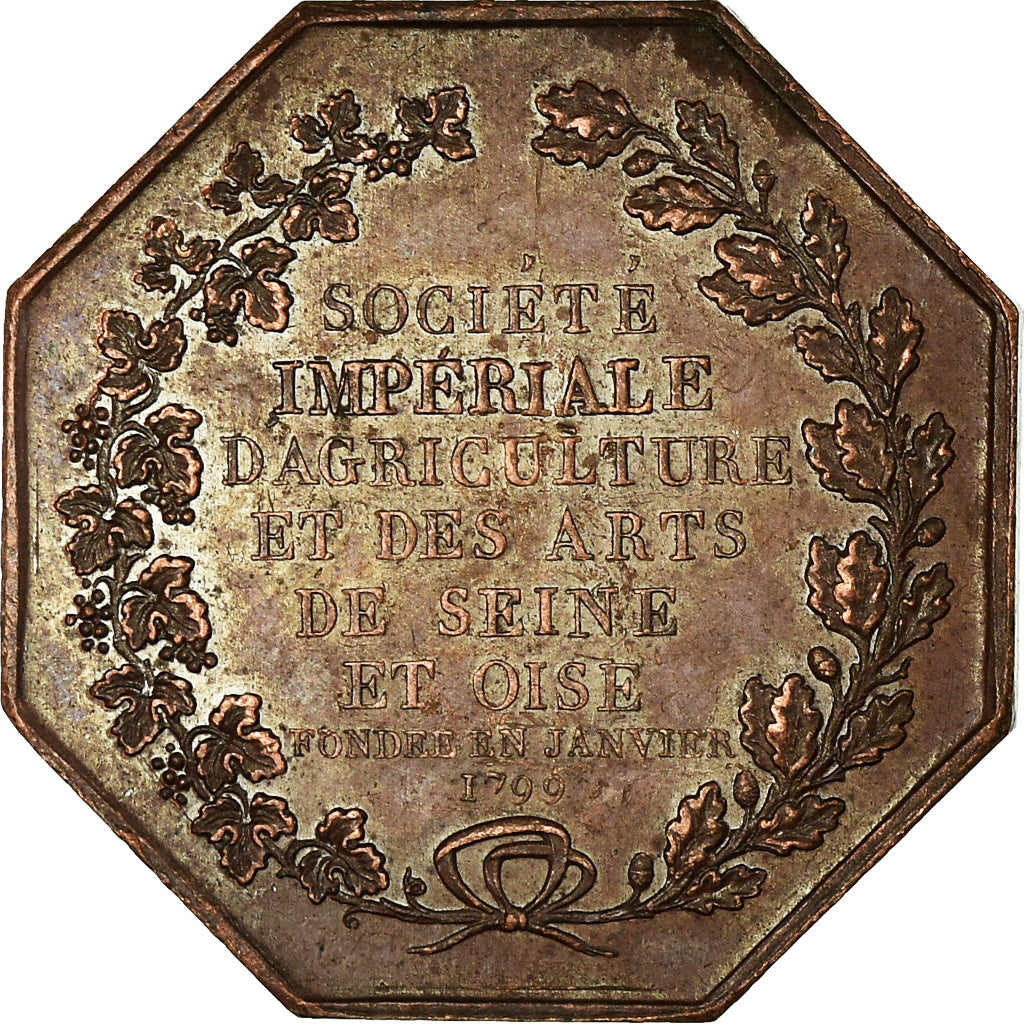 France, Token, Société Impériale d'Agriculture, Seine et Oise, Versailles