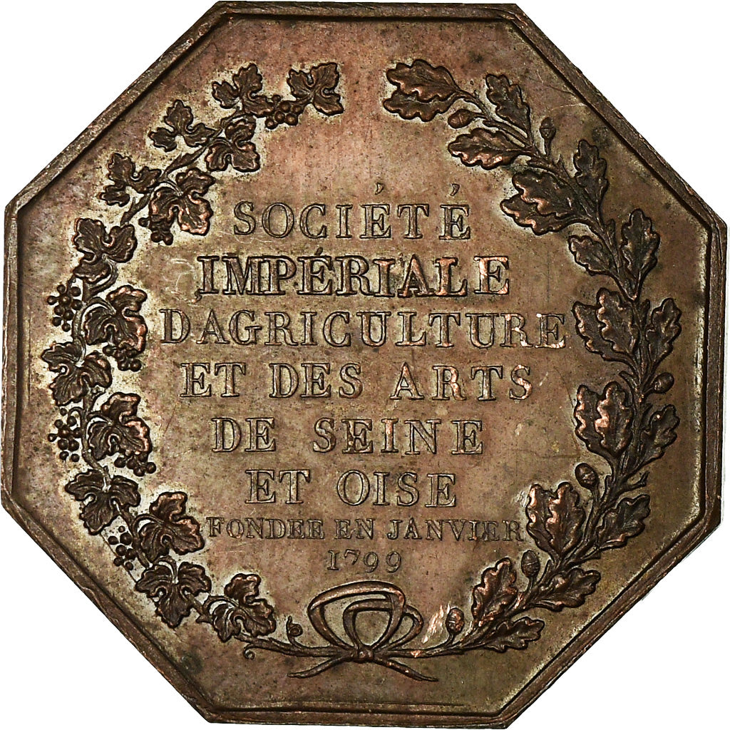 France, Token, Société Impériale d'Agriculture, Seine et Oise, Versailles