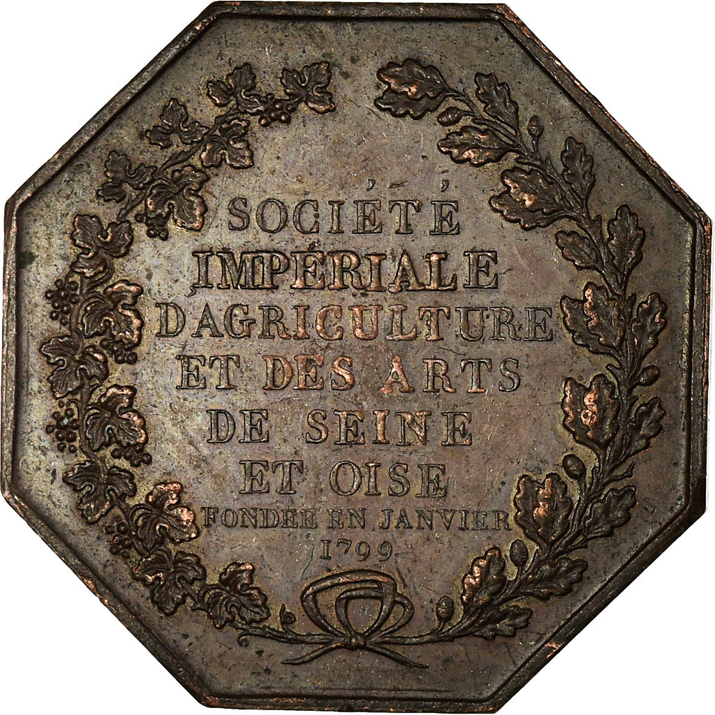 France, Token, Société Impériale d'Agriculture, Seine et Oise, Versailles