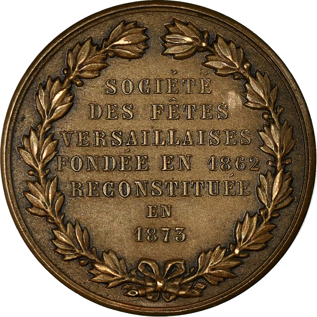 Francja, Token, Société des Fêtes, Versailles, 1873, Bescher, AU(55-58)
