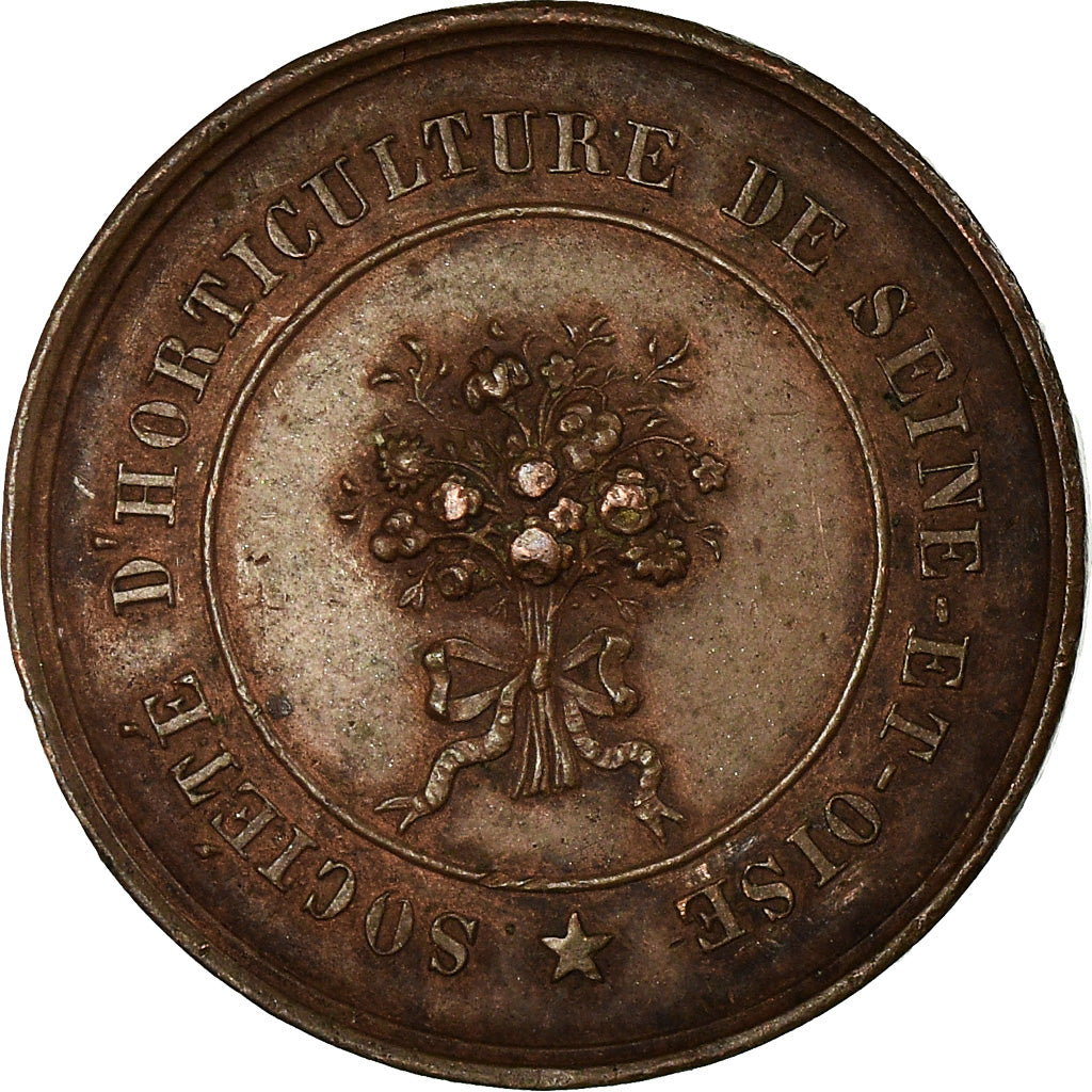 Francja, Token, Société d'Horticulture de Seine et Oise, Versailles, 1840