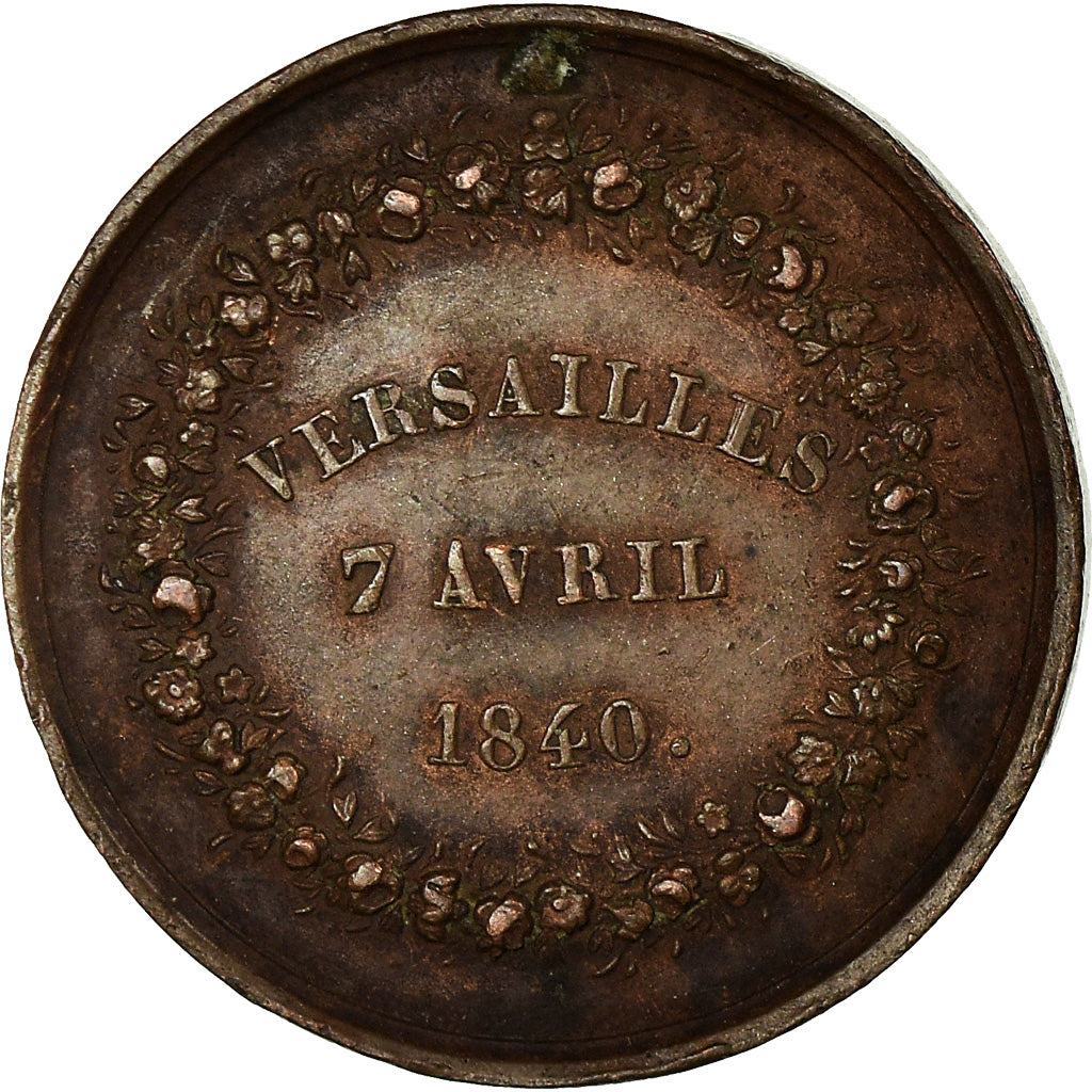 Francja, Token, Société d'Horticulture de Seine et Oise, Versailles, 1840