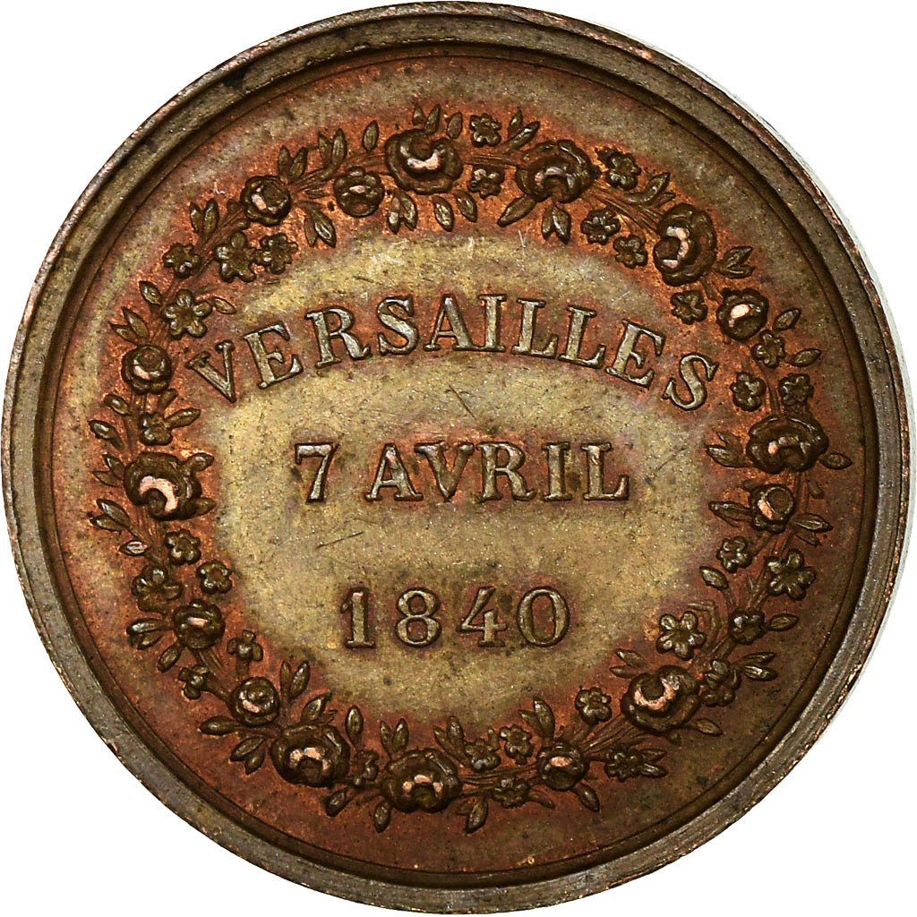 France, Token, Société d'Horticulture de Seine et Oise, Versailles, 1840