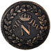 FRANCE, Louis XVIII, Decime, 1815, Strasbourg, KM #701, VF(30-35), Bronze,...