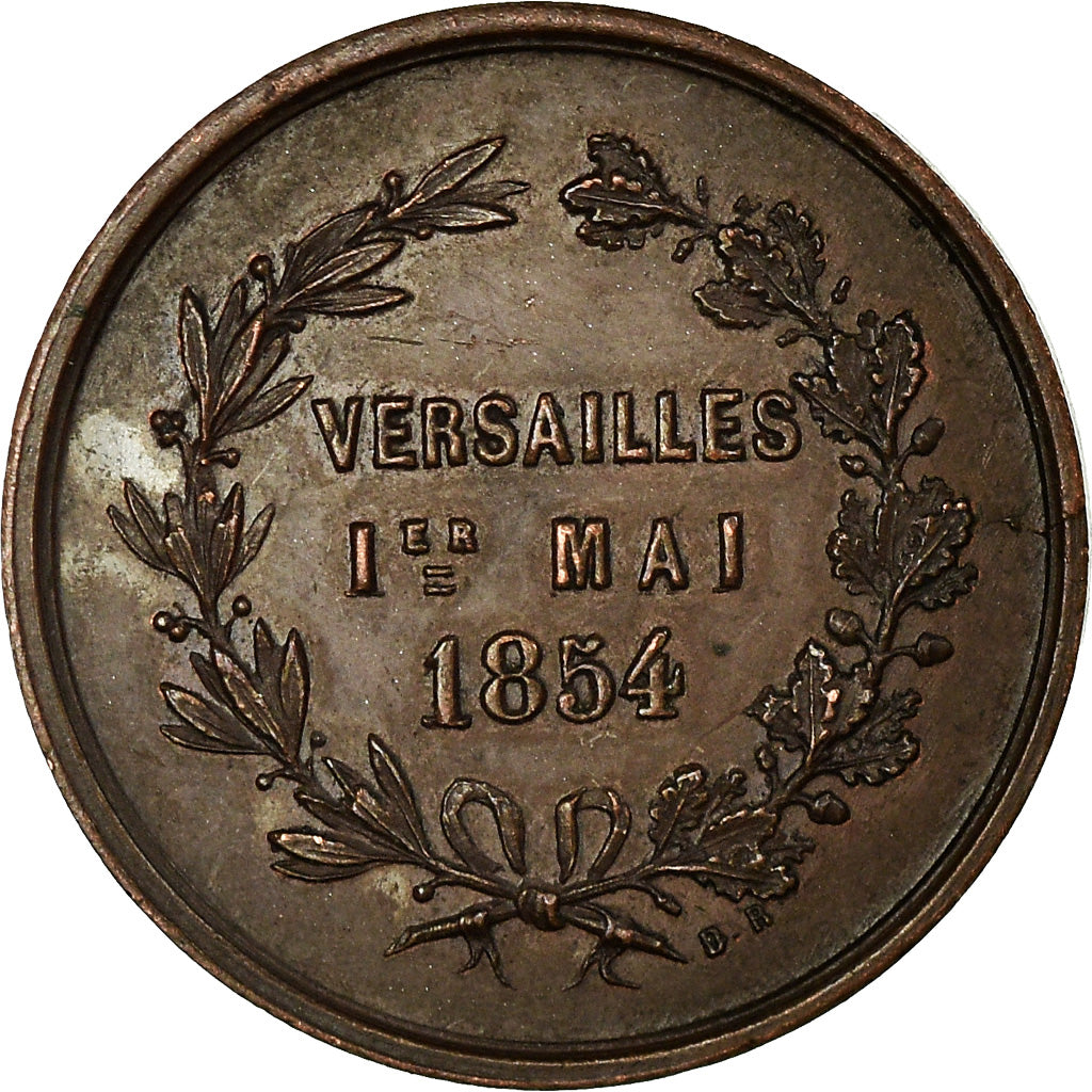 France, Token, Société des Amis des Arts de Seine et Oise, Versailles, 1854