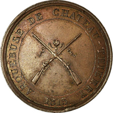 France, Token, Arquebuse de Château-Thierry, 1813, AU(50-53), Copper