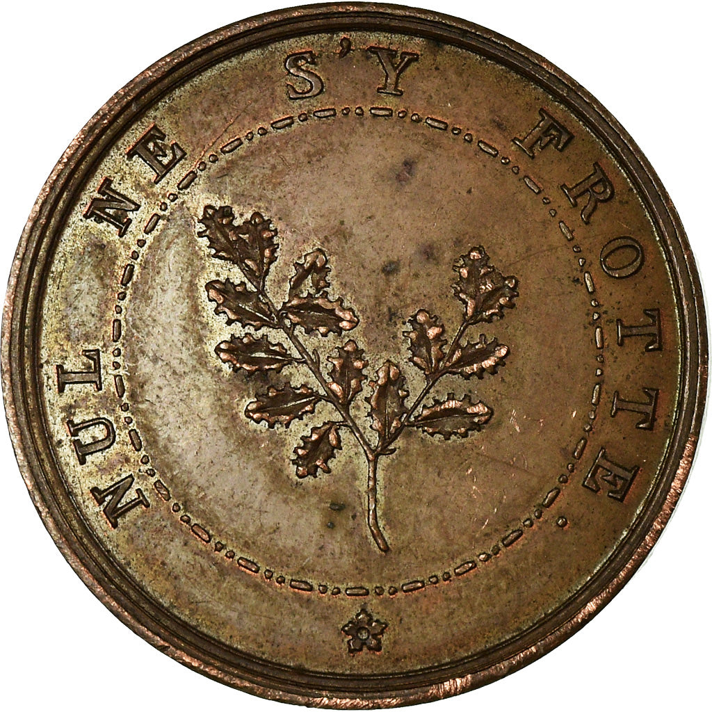 France, Token, Arquebuse de Château-Thierry, 1813, AU(50-53), Copper