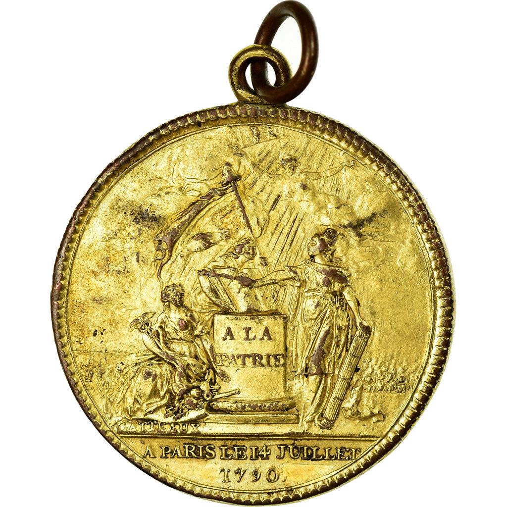 France, Medal, Constitution, Confédération des François, Paris, History