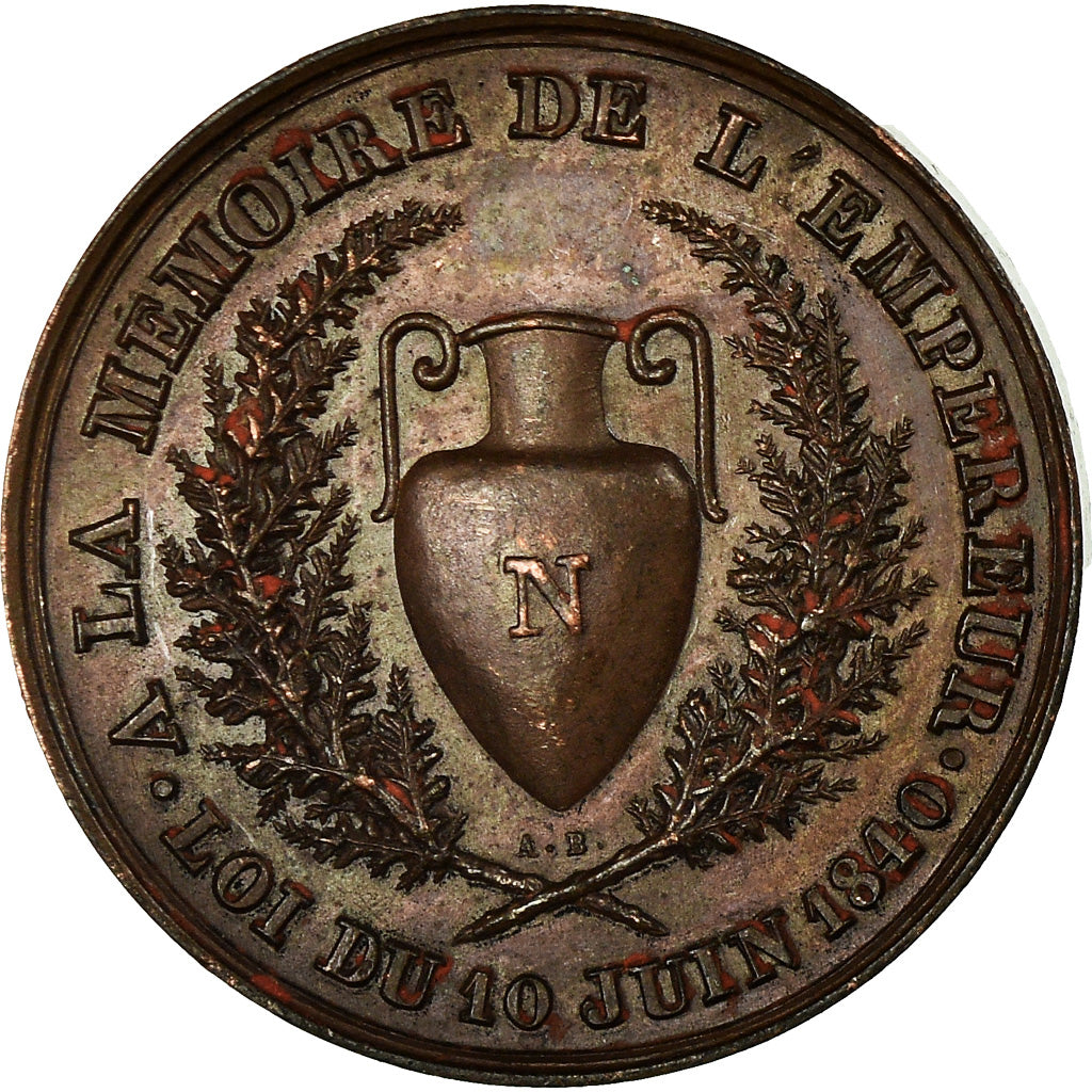 Frankrijk, Token, A la Mémoire de Napoléon Le Grand, 1840, Blachère, PR