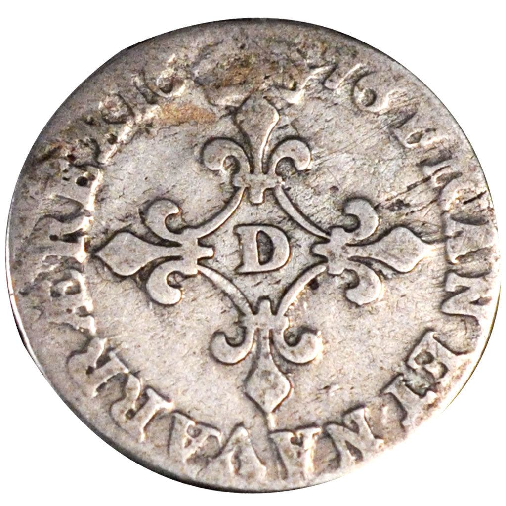 FRANCE, 4 Sols dits « des Traitants », 4 Sols, 1676, Lyon, KM #23...