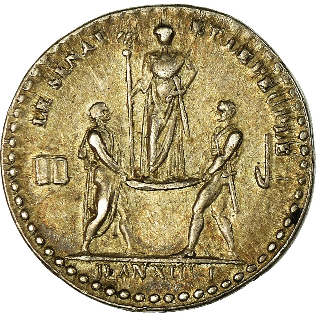 France, Token, Napoléon, Quinaire, Sacre de l'Empereur, 1805, MS(60-62), Silver